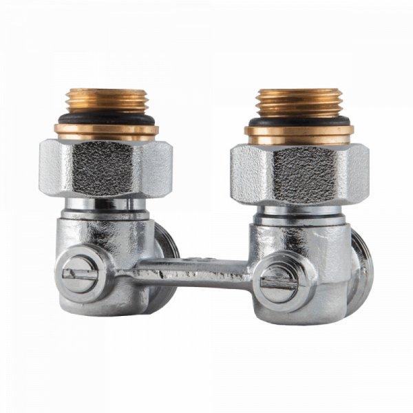 FixTrend sarok golyóscsapblokk, 1/2" x G3/4" (FixTrend radiátorhoz)