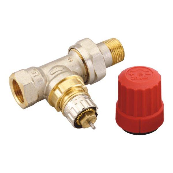 DANFOSS RA-N 15 termosztatikus radiátorszelep, egyenes, 1/2",
előbeállítással