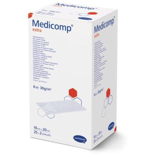 Medicomp® Extra steril 6 rétegű sebfedő (10 x 20 cm; 25 x 2 db)