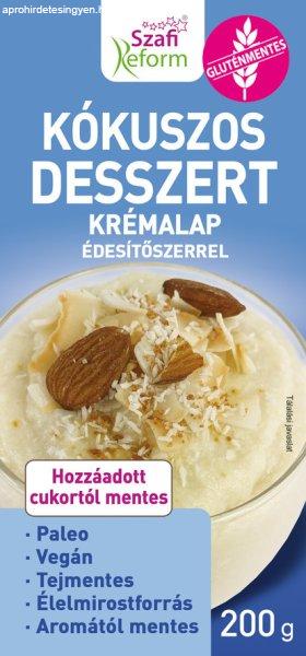 Szafi Reform kókuszos desszert krémalap 200 g