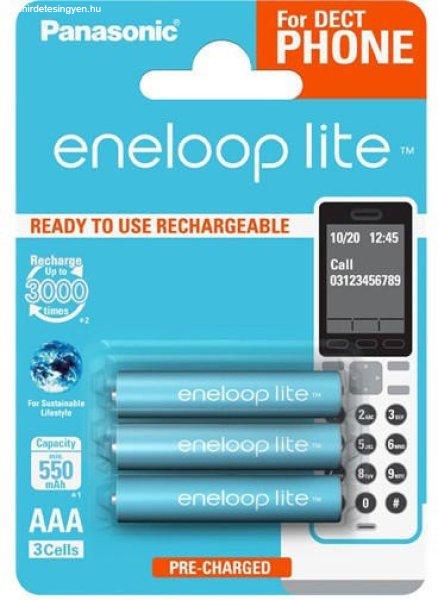 Panasonic eneloop lite BK-4LCCE/3DE AAA 550mAh Ni-MH akkumulátor