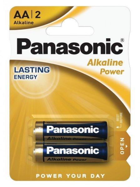 Panasonic Alkaline Power AA ceruza 1.5V alkáli/tartós elemcsomag LR6APB-2BP