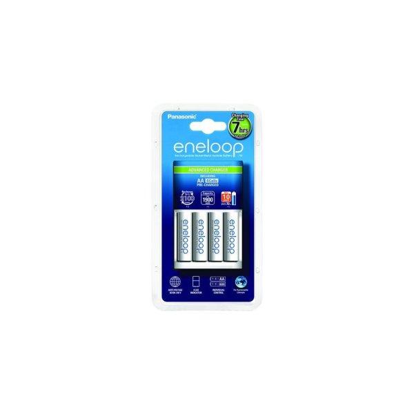 eneloop K-KJ17MCC40E akkumulátor töltő 4 db 1900mAh AA akkumulátorral