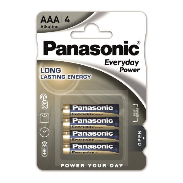 Panasonic Everyday Power AAA mikro 1.5V szupertartós alkáli elemcsomag
4db/bliszter