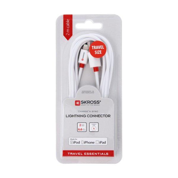 SKROSS USB lightning kábel 2m