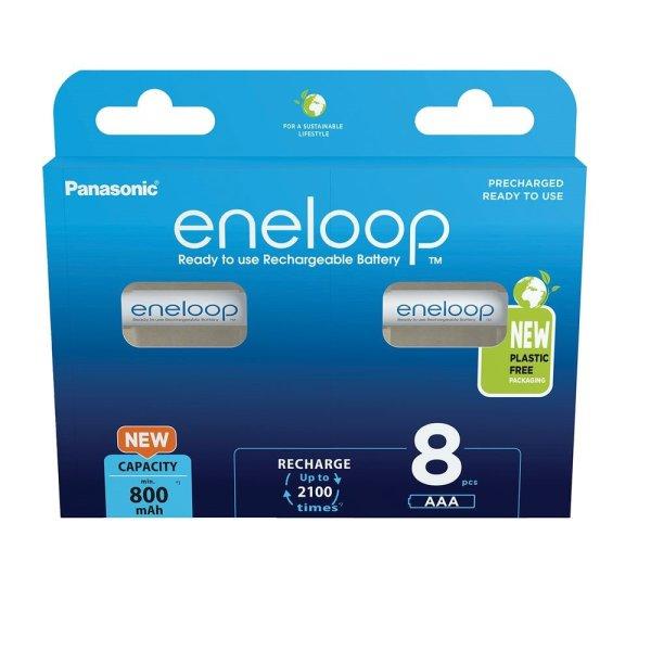 eneloop BK-4MCDE/8BE AAA/mikro 800mAh Ni-MH akkumulátor 8db/csomag