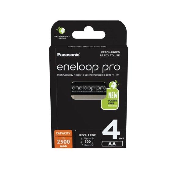 eneloop pro BK-3HCDE/4BE AA/ceruza 2500mAh Ni-MH akkumulátor 4db/csomag