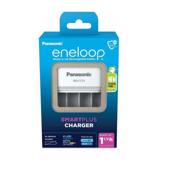 eneloop BQ-CC55E Smart töltő AA/AAA 1-4 akkumulátor töltésére