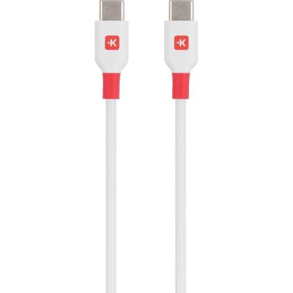 SKROSS szinkronkábel USB-C és USB-C csatlakozóval - 120 cm