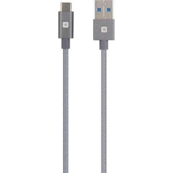 SKROSS Steel Line szinkronkábel USB C csatlakozóval - 120 cm