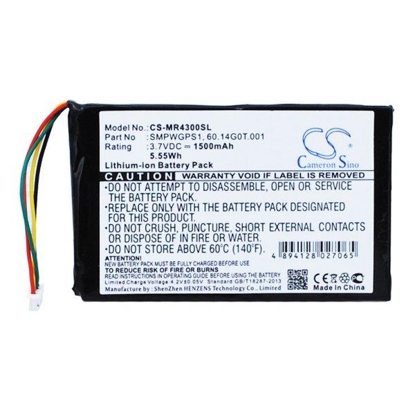 Magellan 60.14G0T.001, SMPWGPS1, SMPWGPS1 3.7V 1500mAh utángyártott akku
Li-ion