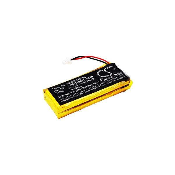 Cardo BAT00002, WW452050-2P, ZN452050PC-1S2P 3.7V 800mAh utángyártott akku