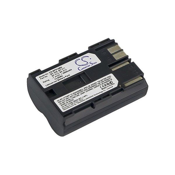 Canon BP-511, BP-511A, BP-508 7.4V 2000mAh utángyártott RealPower Li-ion akku