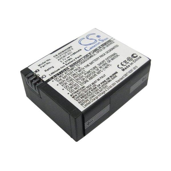 GoPro AHDBT-201, 601-00724-00A, 1ICP7/26/33-2 3.7V 1180mAh utángyártott akku
Li-ion