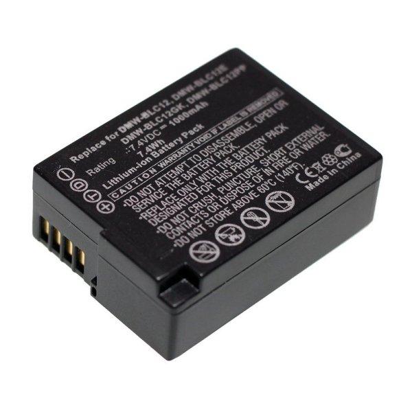 Panasonic DMW-BLC12, DMW-BLC12E 7.4V 1000mAh utángyártott akku Li-ion