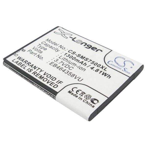 AT&T EB464358VU, EB464358VUBSTD, EB464358VUBSTD 3.7V 1300mAh utángyártott akku
Li-ion