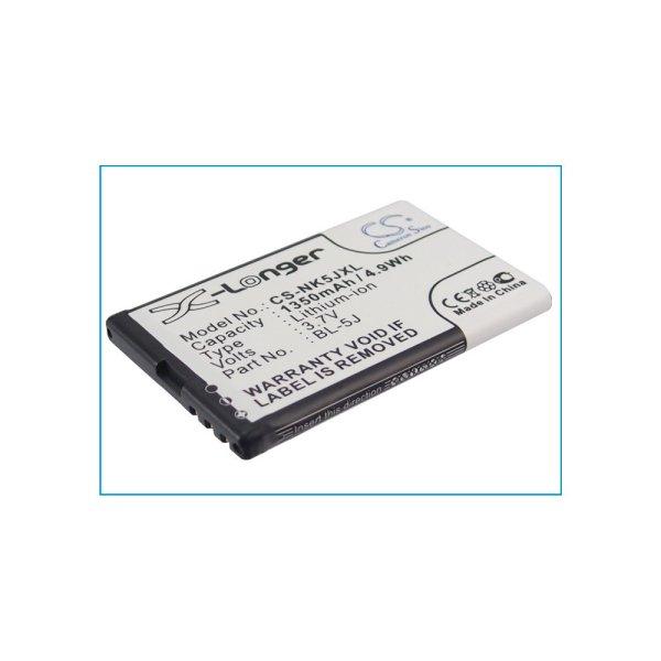 Nokia BL-5J 3.7V 1350mAh utángyártott akku Li-ion