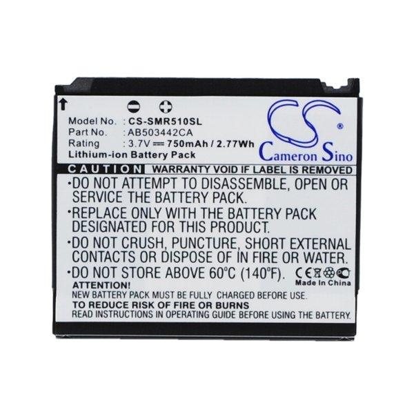 Samsung AB503442CA, AB503442BABSTD, AB503442CA 3.7V 750mAh utángyártott akku
Li-ion