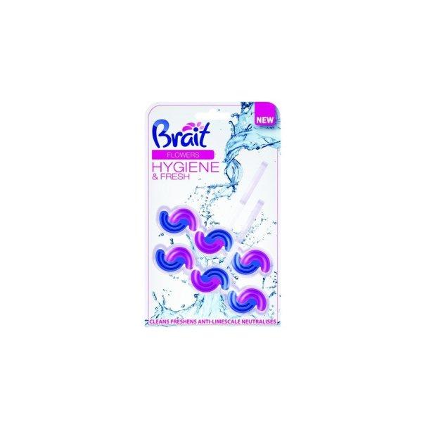 WC illatosító gél 2 x 45 gr virág hygiene&fresh Brait