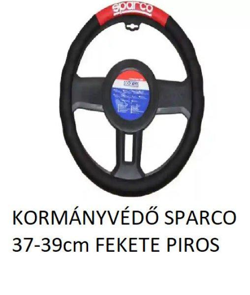 KORMÁNYVÉDŐ SPARCO 37-39cm FEKETE PIROS