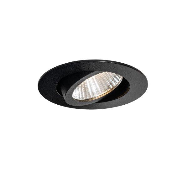 Beépített spotlámpa fekete 6,8 cm, LED-del 750 lm, szabályozható, IP23 -
Gaius