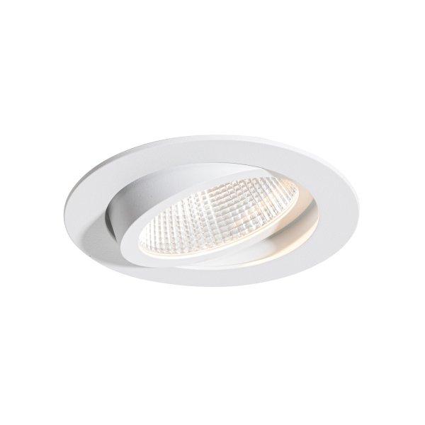 Beépített spotlámpa fehér 9,5 cm, LED-del 1300 lm, dimmerrel, IP23 - Gaius