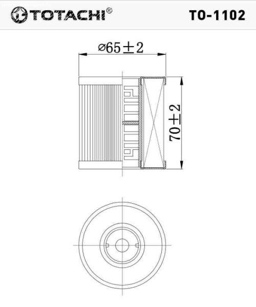 To-1128 totachi olajszürő sh420p hu726/2x