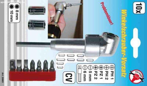 SBI-10RBITKLT3 10 RÉSZES BIT KÉSZLET KING TONY