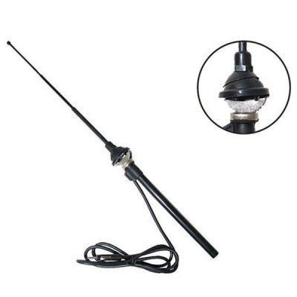 ANTENNA TELESZKÓPOS FEKETE 94cm KÁBEL 2m 93855 FELSZERELÉS 