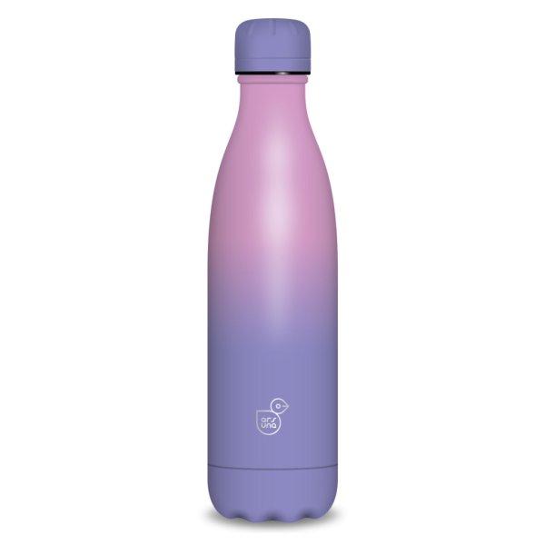 Ars Una duplafalú fémkulacs-500 ml - Purple-pink