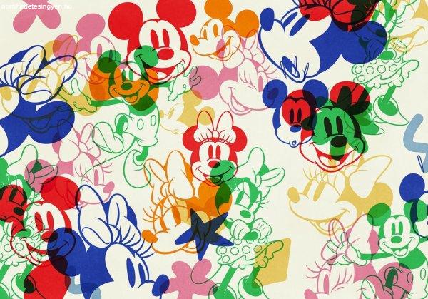 Mickey és Minnie egér színes tapéta, 400x280 cm, kék - piros - zöld -
FACES - Butopêa