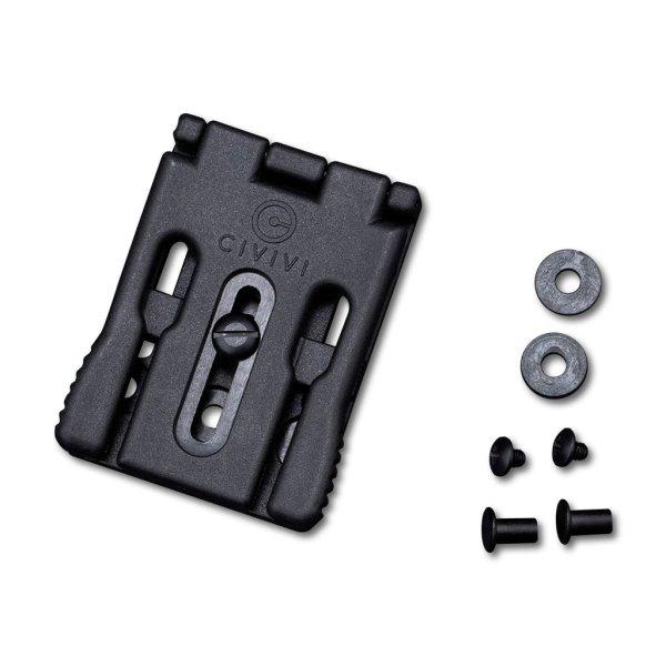 Civivi T-Clip CA-04A Black Fiber-glass Reinforced Nylon