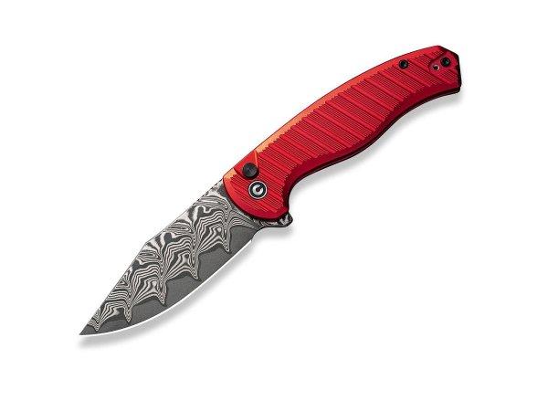 Civivi Stormhowl C23040B-DS1 Damascus Red Aluminum