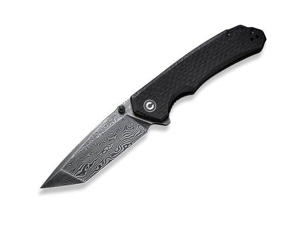 Civivi Brazen C2023DS-1 Damascus Black Micarta