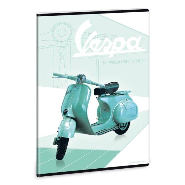 Vespa Retro A/4 extra kapcsos füzet-sima