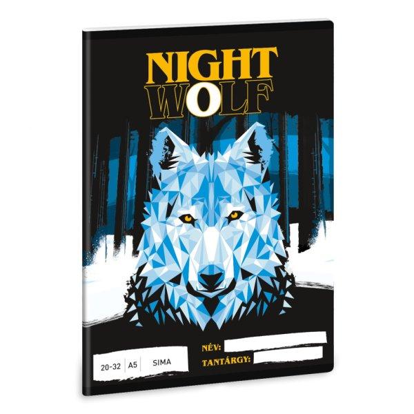 Ars Una Nightwolf A/5 sima füzet 20-32