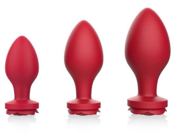 Bijou Rosa – 3 db prémium anális dugó szett