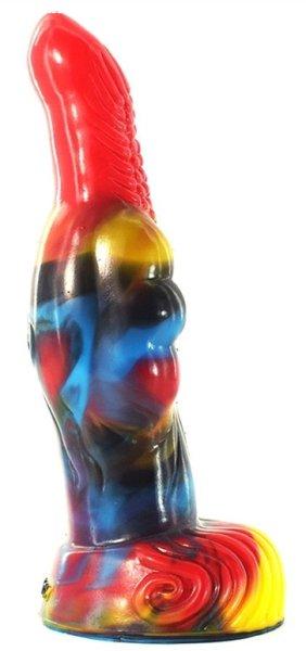 Freki – színes prémium dildo 20 cm hosszú