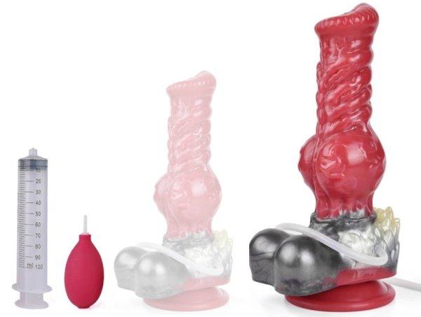 Furry Ejaculator WOLF – prémium dildó 21 cm-es élvezettel