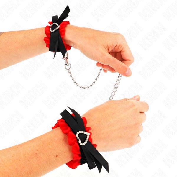 KINK - CSIPKE ELASZTIKUS CSUKLÓSZORÍTÓK PIROS SZÍV RÉSZLETEK ÁLLÍTHATÓ
22-35 CM