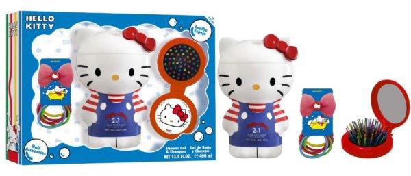 EP Line Hello Kitty - tusfürdő és sampon 2 az 1-ben 400 ml +
hajkiegészítők