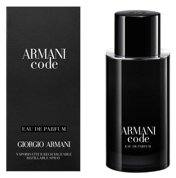 Giorgio Armani Code Pour Homme - EDP (újratölthető) 75 ml