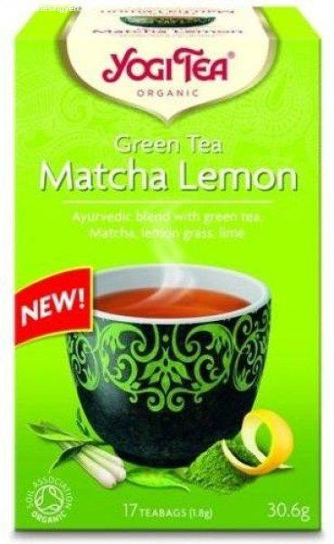 Yogi bio tea zöld matcha-citrom 17x1,8g 30 g