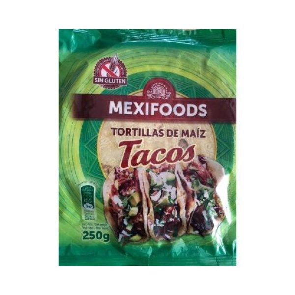 Mexifoods kukorica tortilla 16 cm 250 g