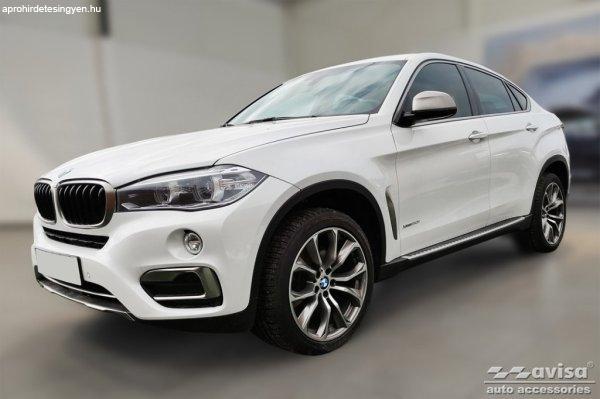 Ochranná lišta hrany kufru BMW X6 2014-2019 (F16, tmavá, matná)|Avisa