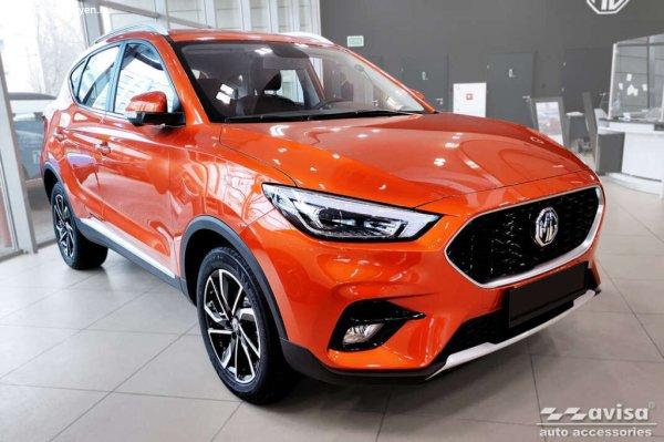 Ochranná lišta hrany kufru MG ZS 2019- (vlajka GB, černá)|Avisa