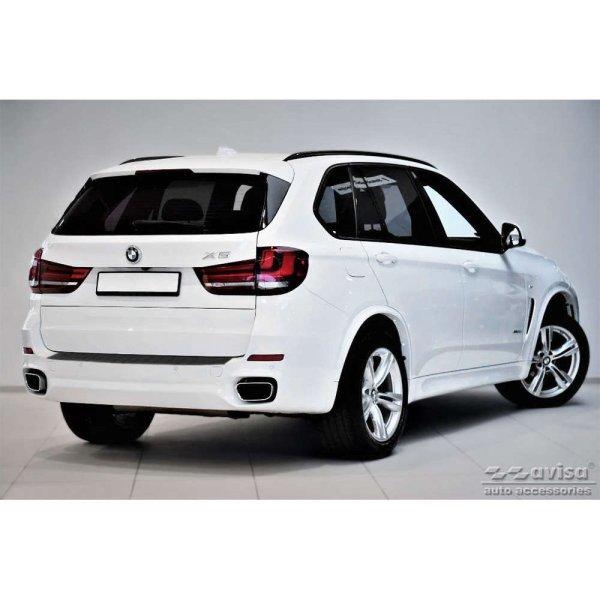 Ochranná lišta hrany kufru BMW X5 2013-2018 (F15 M paket, tmavá.
matná)|Avisa