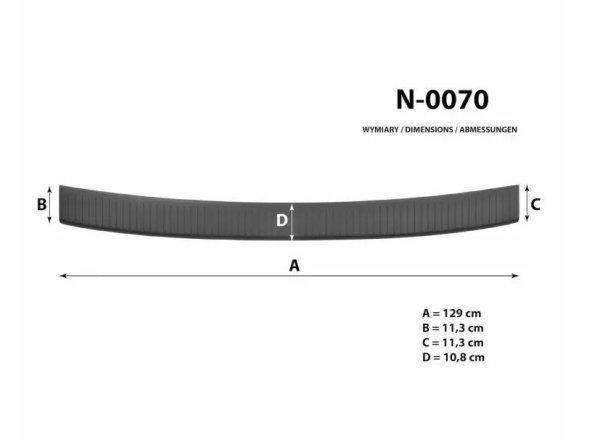 Ochranná lišta hrany kufru VW T7 Multivan 2021-|Rider