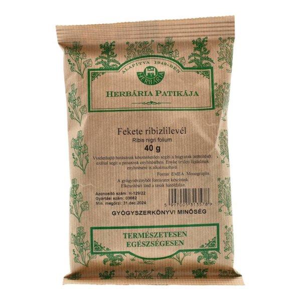 HERBÁRIA FEKETE RIBIZLILEVÉL 40 G