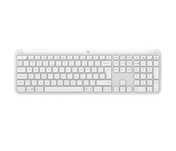 Logitech K950 Signature Slim Wireless Bluetooth Keyboard Combo Off White US